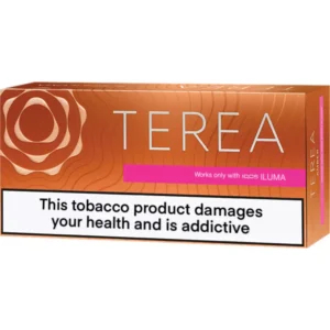 Pack of IQOS HEETS tobacco sticks in vibrant packaging